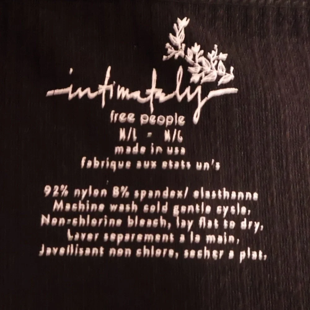 Intimately Free People Black Ribbed Lace‎ Up Cami Tank Top M/L NWOT Y2K